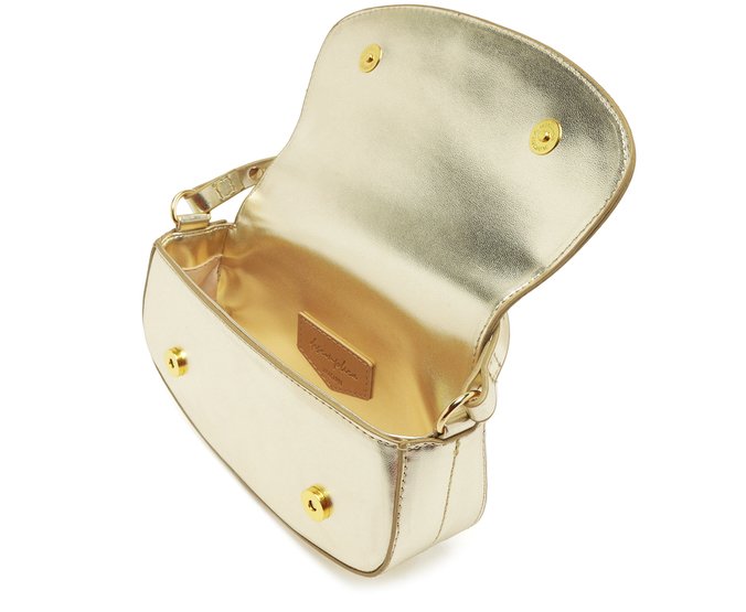 Bolsa Crossbody Dourada Pequena Ollie