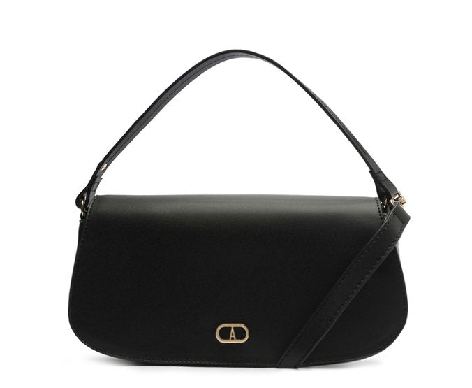 Bolsa Crossbody Preta Grande Ollie