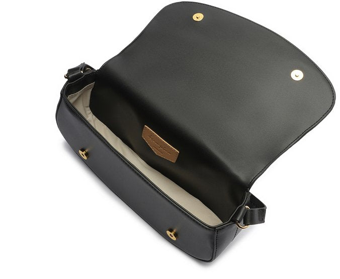 Bolsa Crossbody Preta Grande Ollie