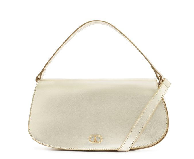 Bolsa Crossbody Dourada Grande Ollie