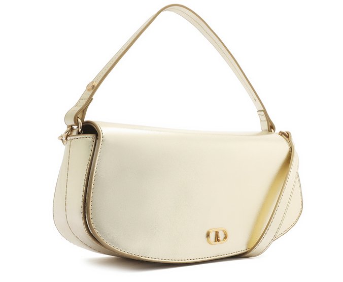 Bolsa Crossbody Dourada Grande Ollie