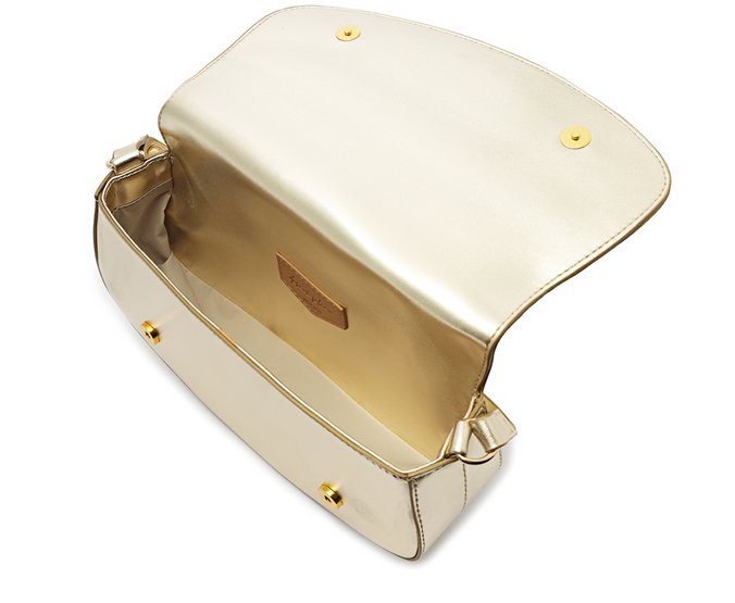 Bolsa Crossbody Dourada Grande Ollie