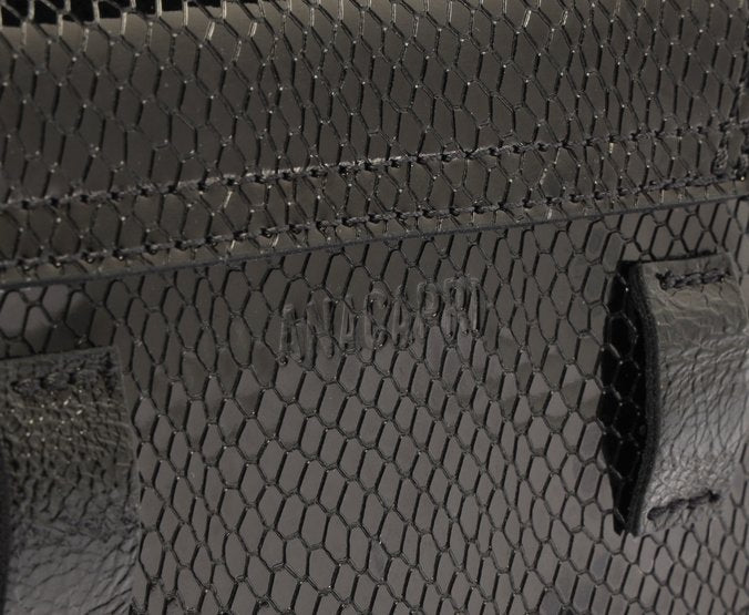 Bolsa Tiracolo Pochete Preta Pequena Snake