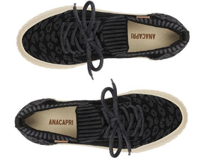 Tênis Knit Onça Preto Alê