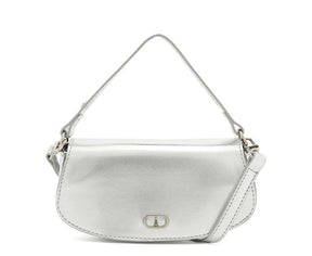 Bolsa Crossbody Prata Pequena Ollie