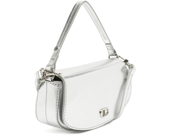Bolsa Crossbody Prata Pequena Ollie