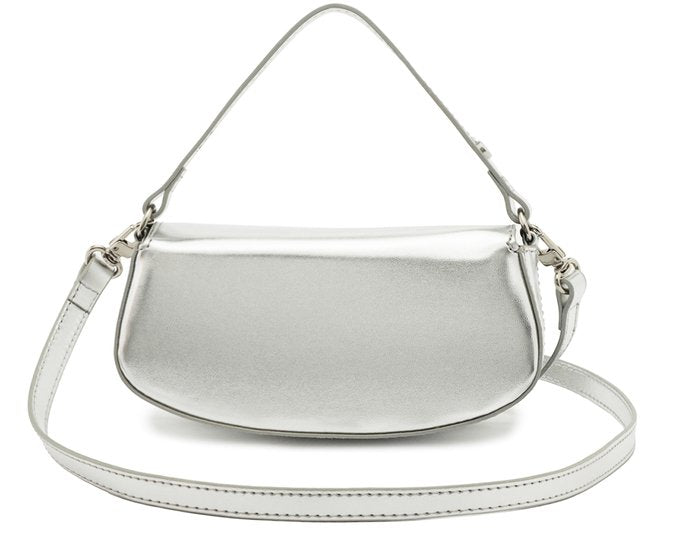 Bolsa Crossbody Prata Pequena Ollie