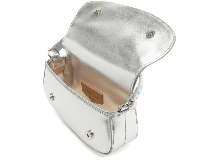 Bolsa Crossbody Prata Pequena Ollie