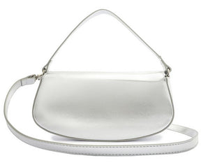 Bolsa Crossbody Prata Grande Ollie