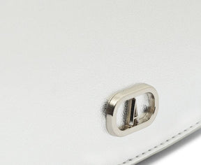 Bolsa Crossbody Prata Grande Ollie