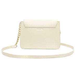 Bolsa Crossbody Mini Branca Texturizada