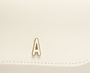 Bolsa Crossbody Mini Branca Texturizada