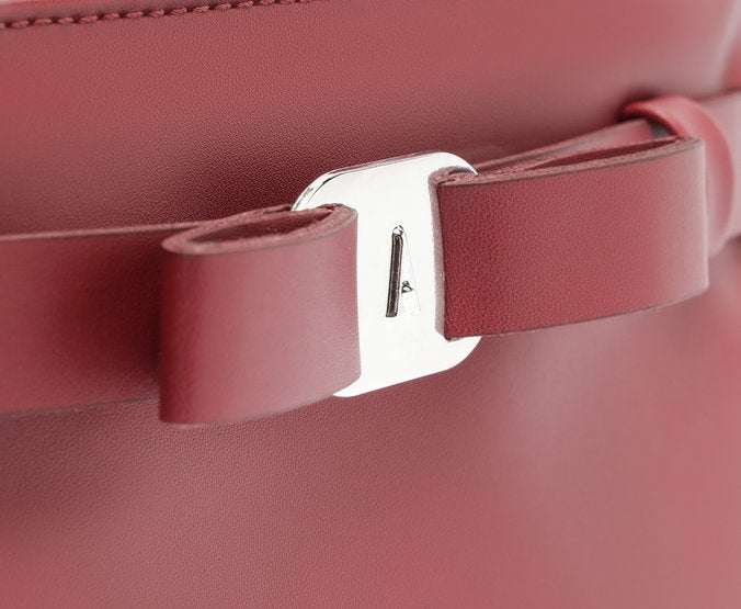 Bolsa Tote Vermelha Média Laço