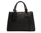 Bolsa Tote Preta Monocolor Média
