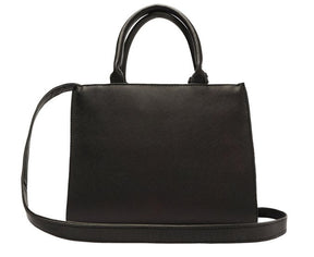 Bolsa Tote Preta Monocolor Média